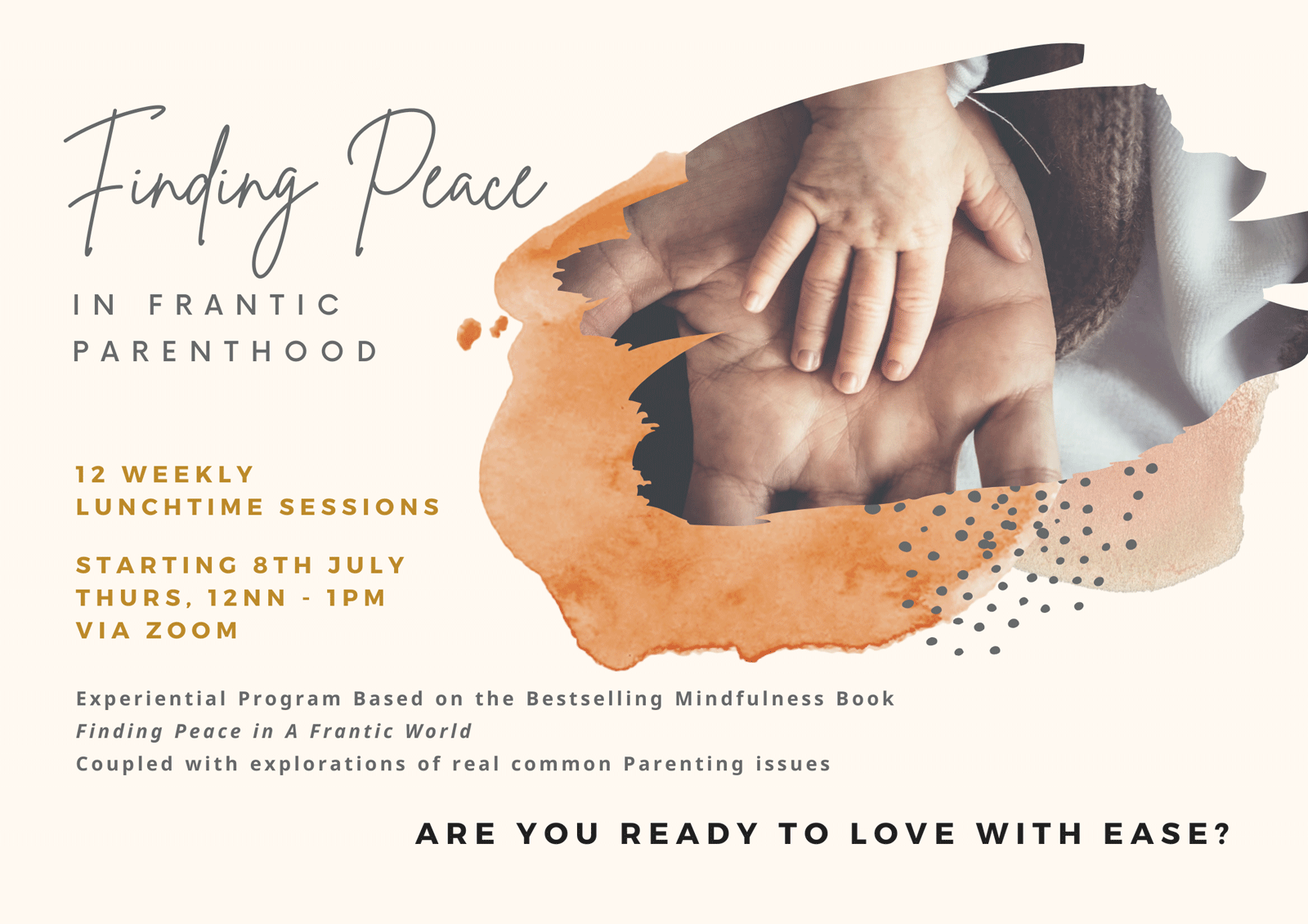 Finding Peace In Frantic Parenthood Ming Mindfulness Finding Peace In Frantic Parenthood Ming Mindfulness