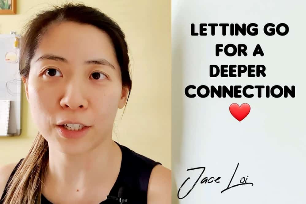 Letting go for a deeper connection